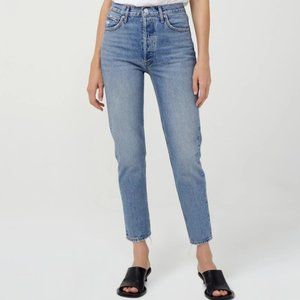 AGOLDE RILEY HIGH RISE STRAIGHT CROP IN ENDLESS